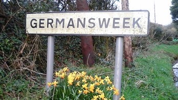 Germansweek Village sign